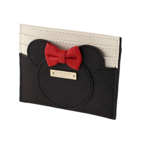 Kate Spade x Disney Minnie Mouse Card Case NWT - Picture 1 of 7